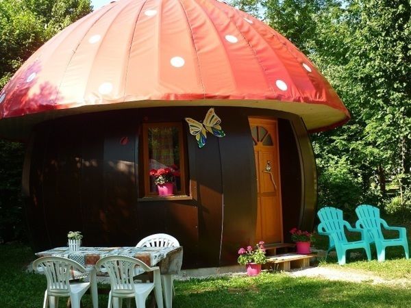 séjour insolite  - séjour insolite dans une maison champignon